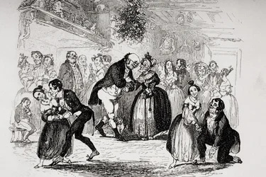 Heiligabend bei Mr. Wardle, Illustration aus 